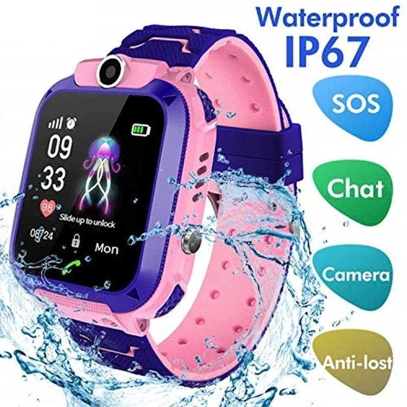 Smartwatch Digital Watches For Kid Girl - 2G Kids Smart Watch SOS Call
