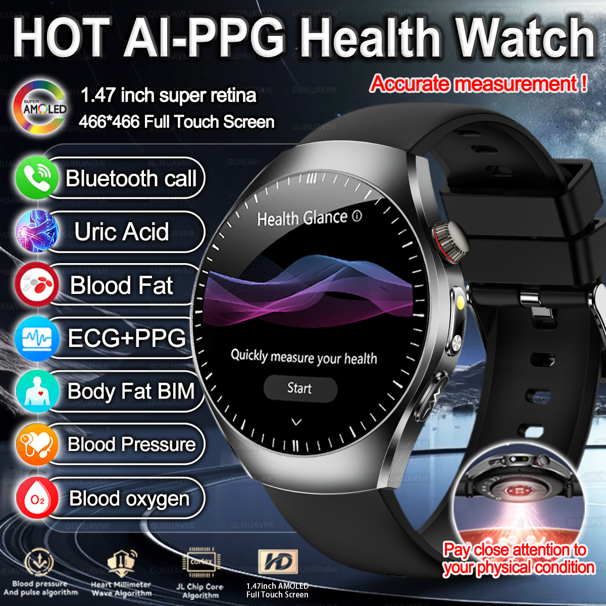 Smartwatch Watches For Women Brands - New Brand 2026 upgrade Health Check
