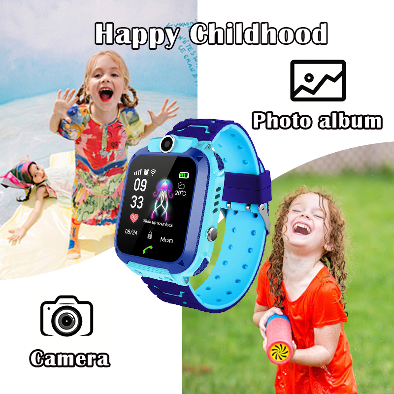 Smartwatch Watches For Kid Boy With Gps - Q12B Kids Smart Watch with SOS