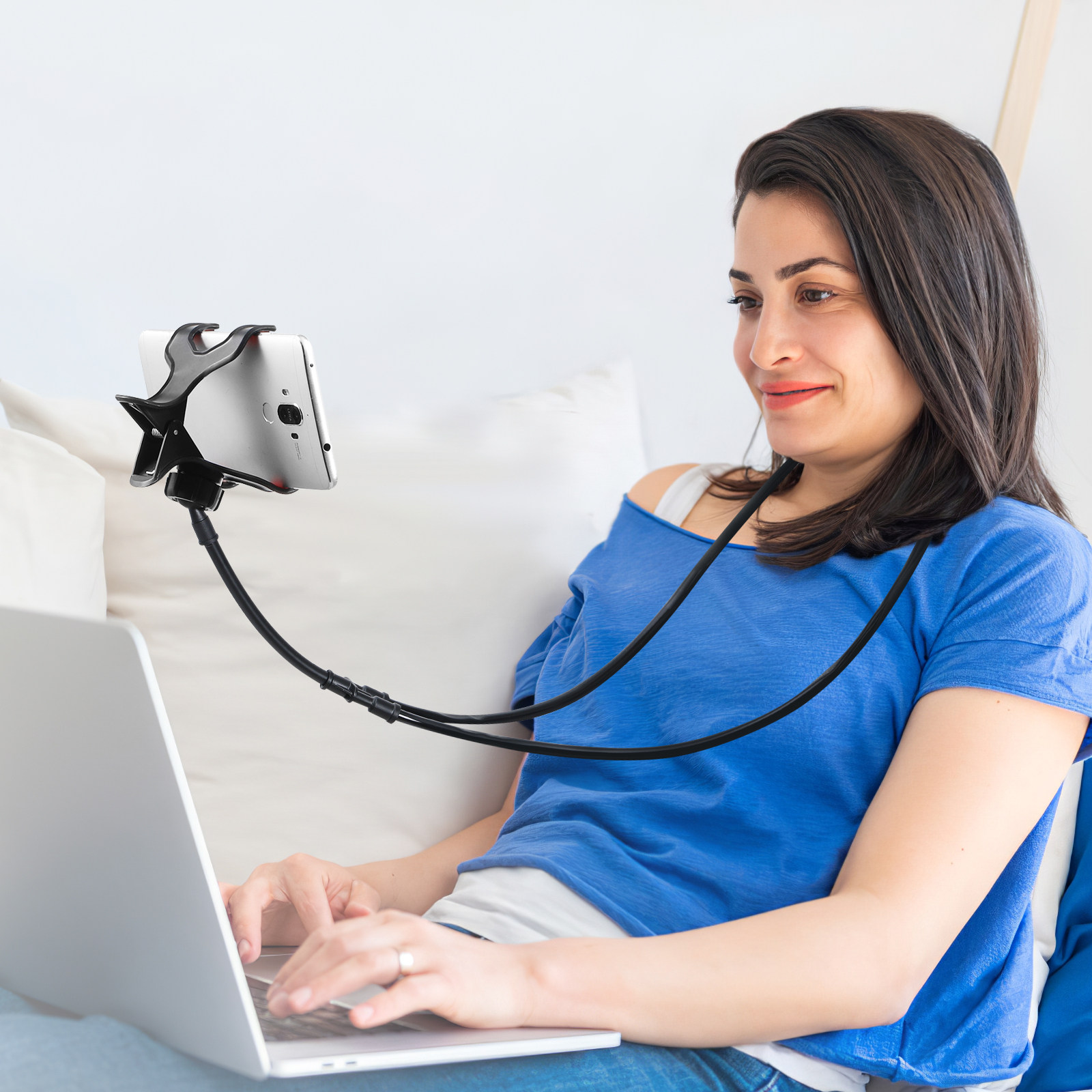 Watch S - 1Pcs Flexible Neck Hanging Phone Holder