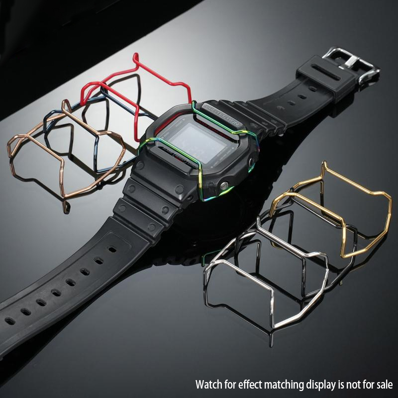 Casio Watch G-Shock Ga-2100 - Stainless Steel Watch Bumper For Casio