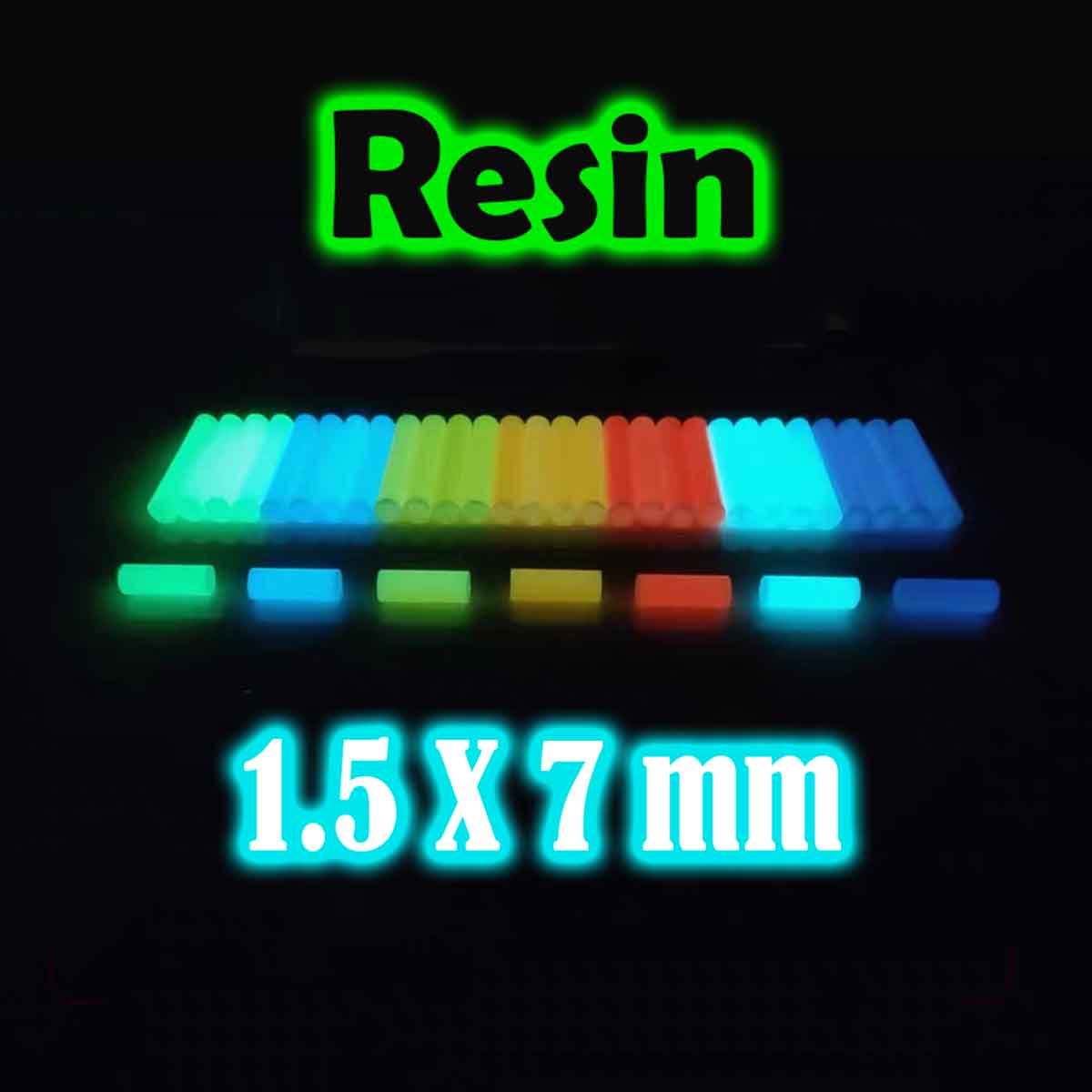 Tritium Gas Tube - High-brightness Resin Luminous Rod 1.5*7mm Fingertip