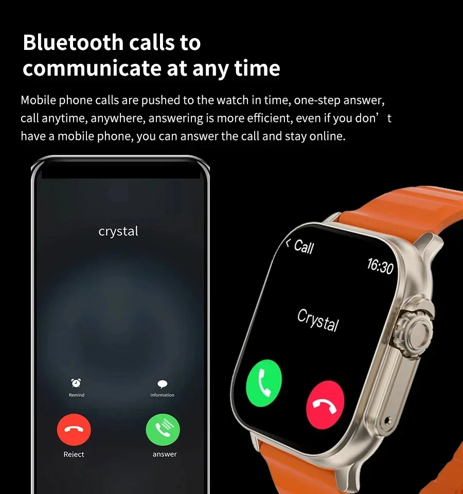 New Watch T10 Ultra Smart Watc - đánh giá và giá Smartwatch Watches For Mens