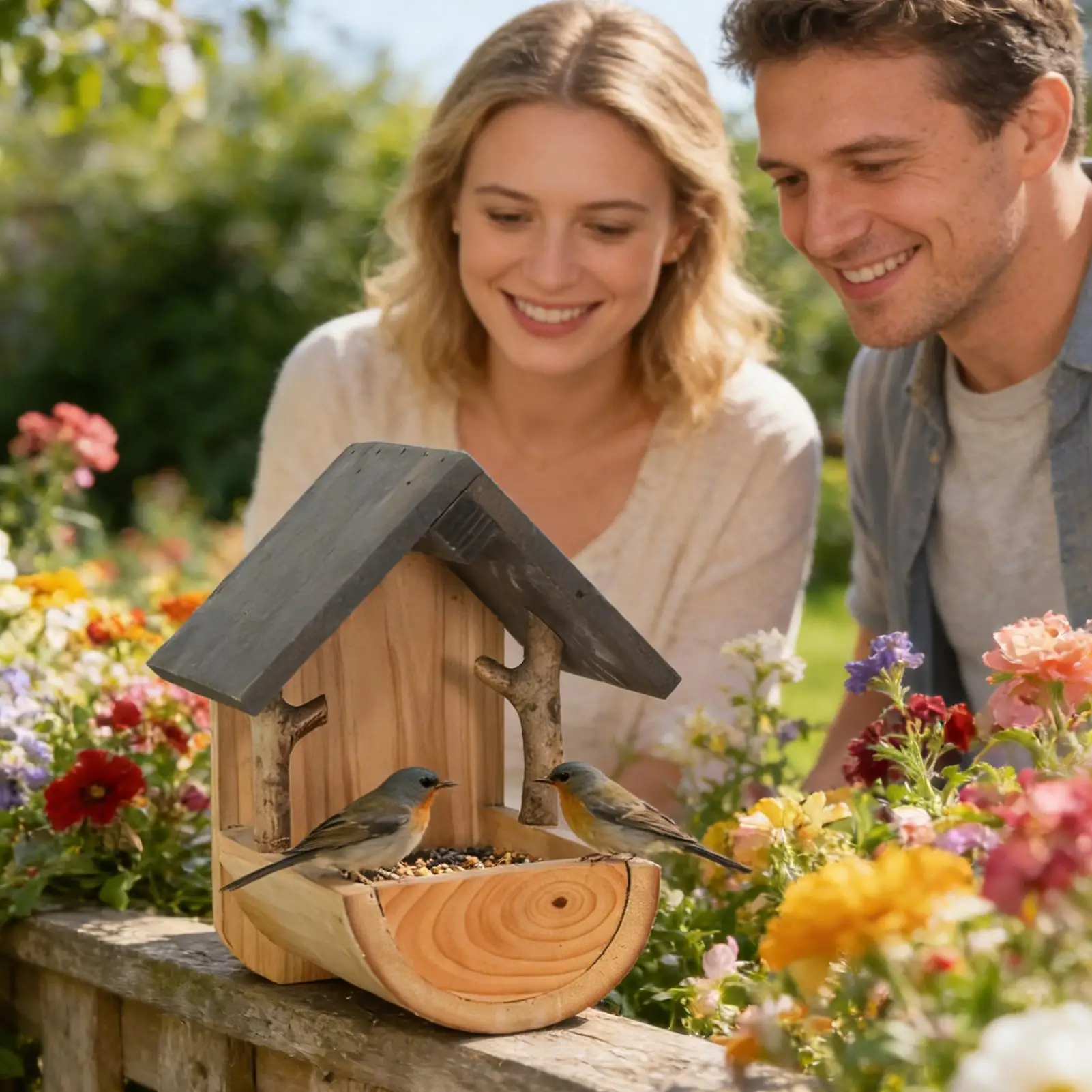 Wall Mount Wooden bird feeder  - đánh giá và giá Watch S