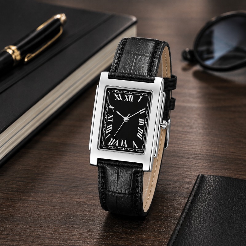 Minimalist Rectangle Men Watch - đánh giá và giá Smartwatch Vintage Watches For Men