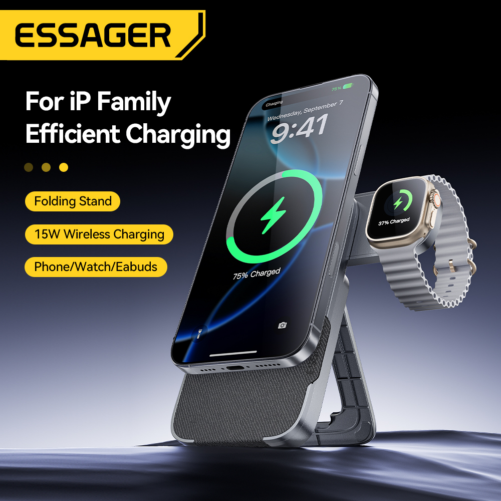 Essager 3-in-1 Portable Foldin - đánh giá và giá Smartwatch Watches Compatible With Iphone