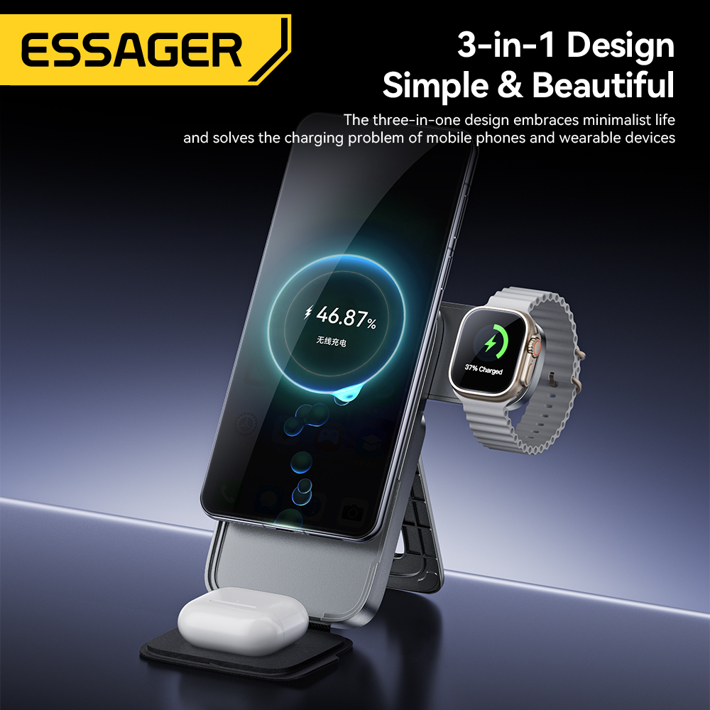 Essager 3-in-1 Portable Foldin - đánh giá và giá Smartwatch Watches Compatible With Iphone