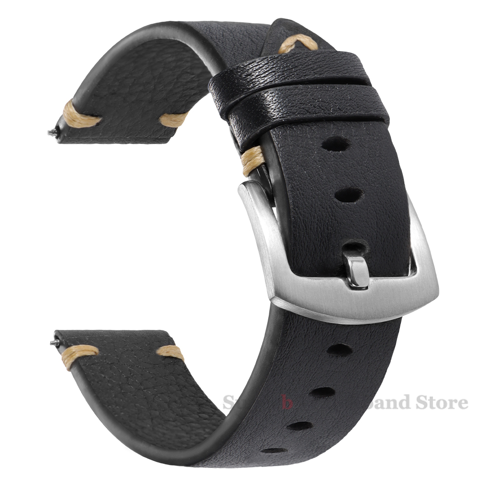 Genuine Leather Straps For Wat - đánh giá và giá Smartwatch Vintage Watches For Men