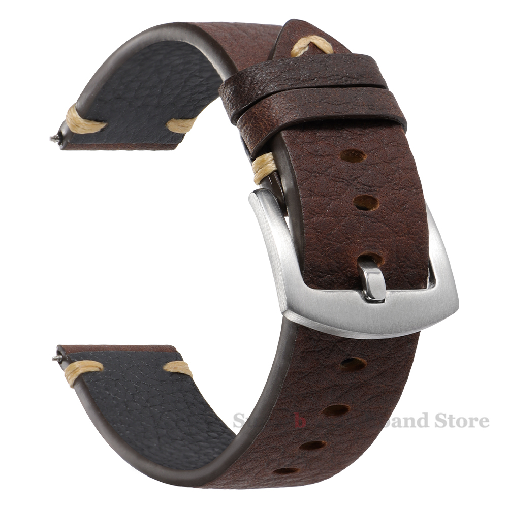 Genuine Leather Straps For Wat - đánh giá và giá Smartwatch Vintage Watches For Men