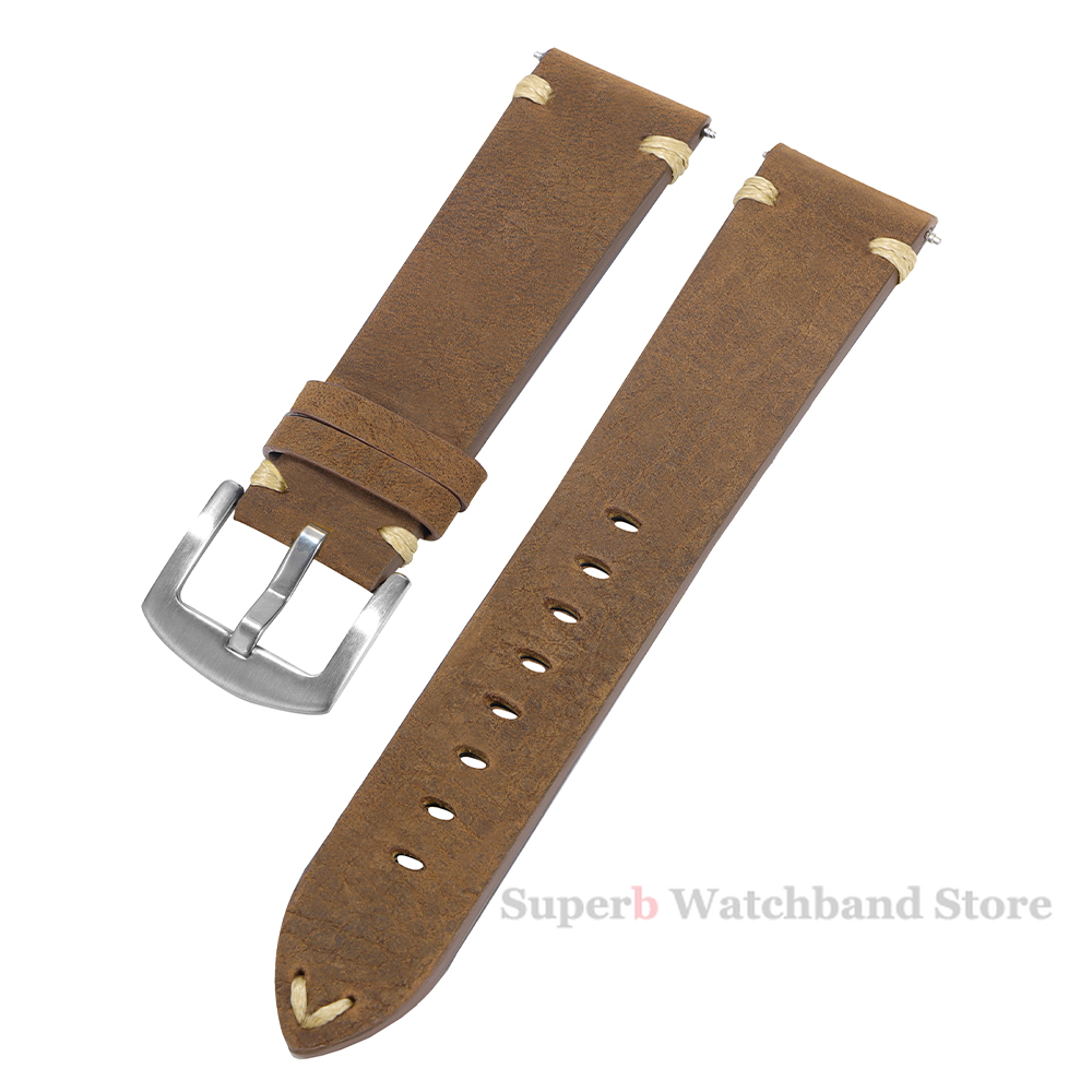 Genuine Leather Straps For Wat - đánh giá và giá Smartwatch Vintage Watches For Men