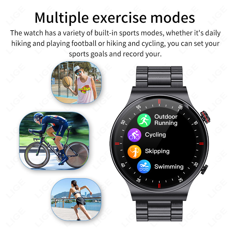 LIGE 2026 NFC Smart Watch Men  - đánh giá và giá Smartwatch Watches Gift For Women