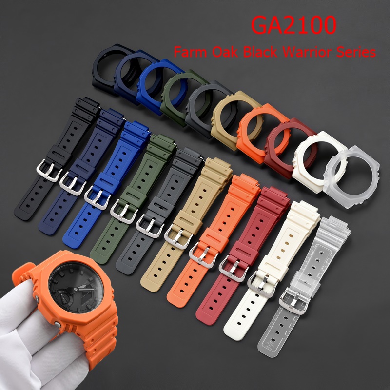 Resin Strap for Casio Farm Oak - đánh giá và giá Casio Watch G-Shock Ga-2100