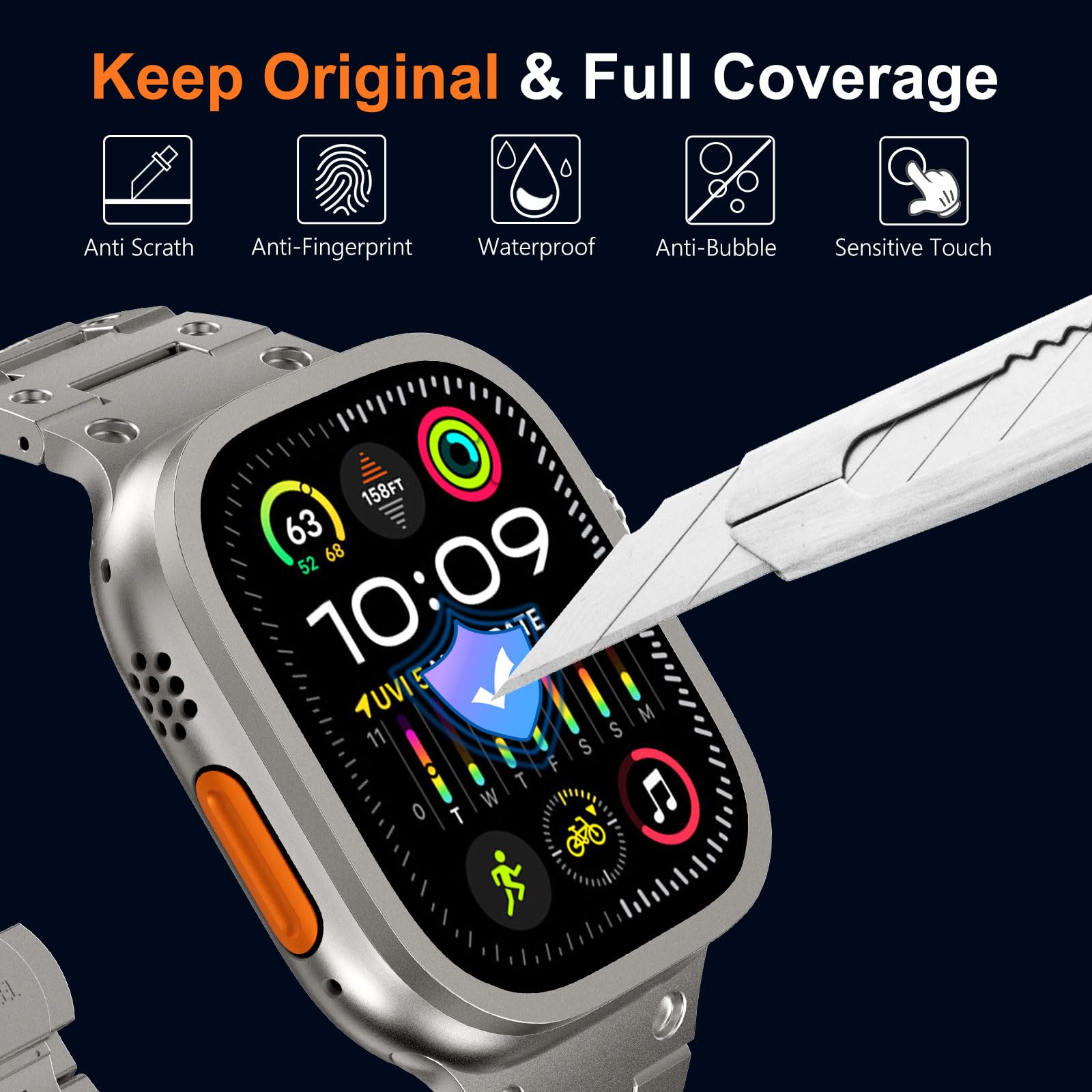 Tempered Glass for Apple Watch - đánh giá và giá Smartwatch Watches Gift For Women