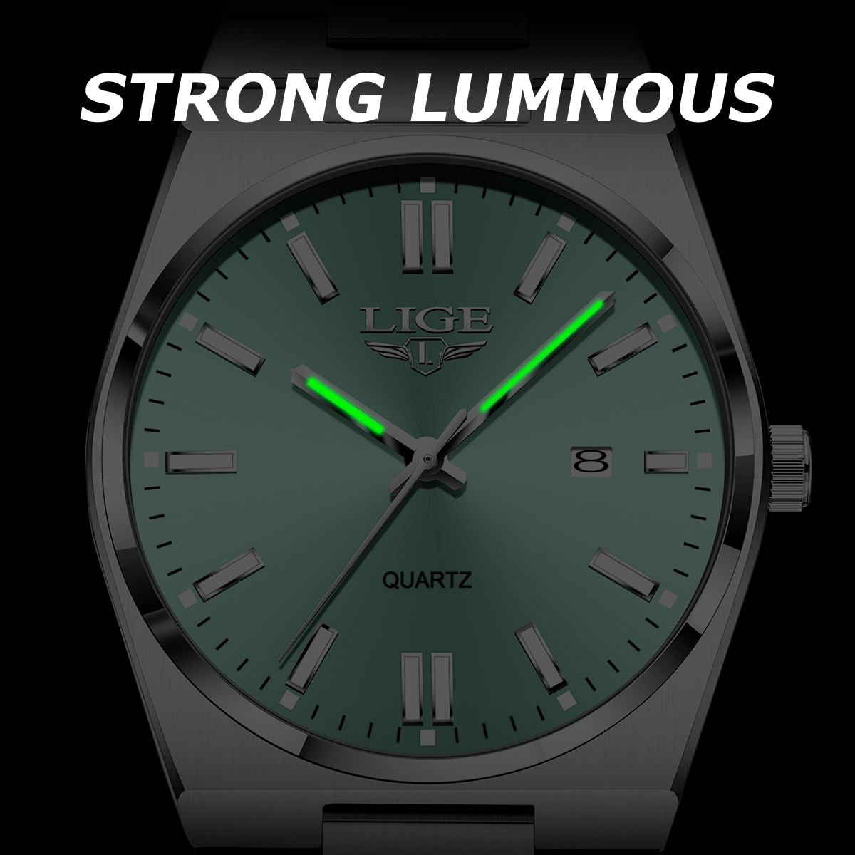 LIGE Luxury Brand Men Watches  - đánh giá và giá Smartwatch Vintage Watches For Men