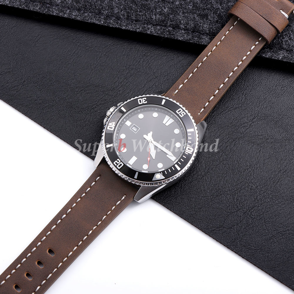 20mm 22mm PU Matte Leather Wat - đánh giá và giá Smartwatch Vintage Watches For Men
