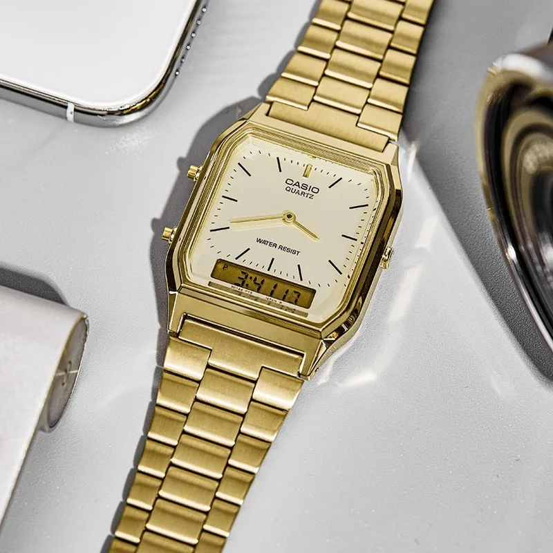 Casio AQ-230GA-9D Vintage Dual - đánh giá và giá Casio Watches Smartwatch