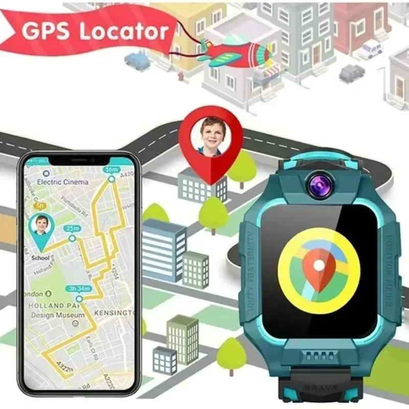 Lenovo 5G Kids Smart Watch Gif - đánh giá và giá Smartwatch Watches For Kid Boy With Gps