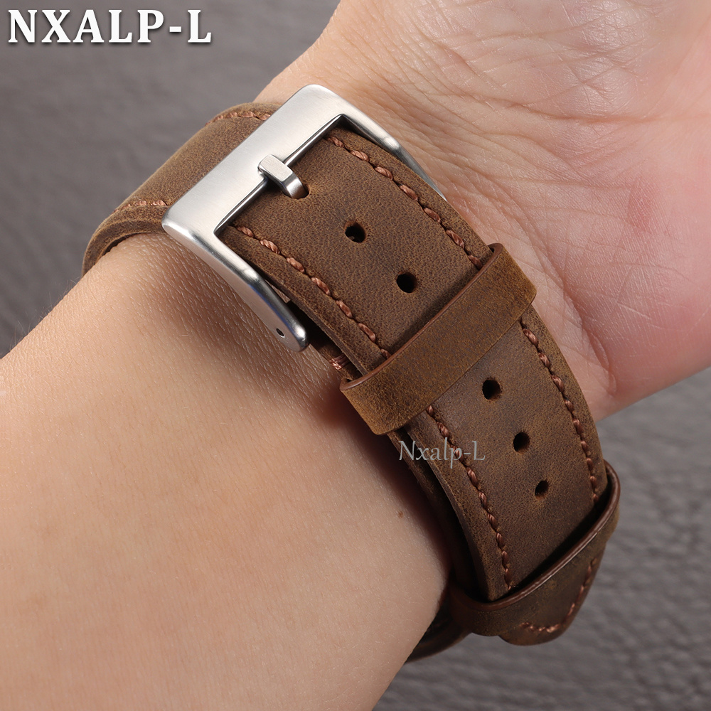 Matte & Oil Wax Leather Watch  - đánh giá và giá Smartwatch Vintage Watches For Men