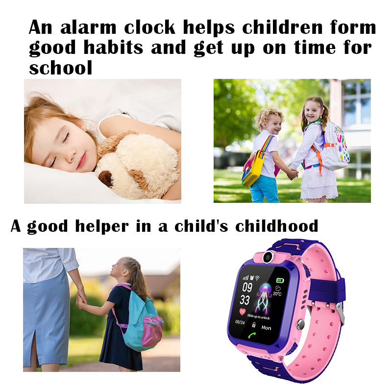 Q12B Kids Smart Watch with SOS - đánh giá và giá Smartwatch Watches For Kid Boy With Gps