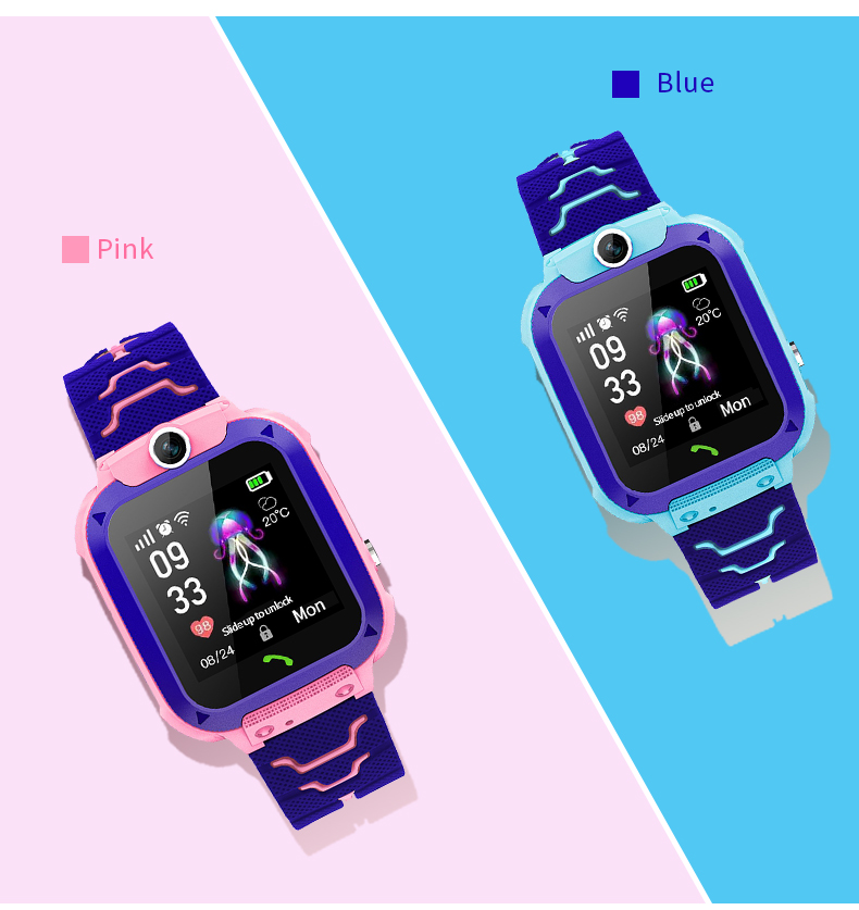 Q12B Kids Smart Watch with SOS - đánh giá và giá Smartwatch Watches For Kid Boy With Gps