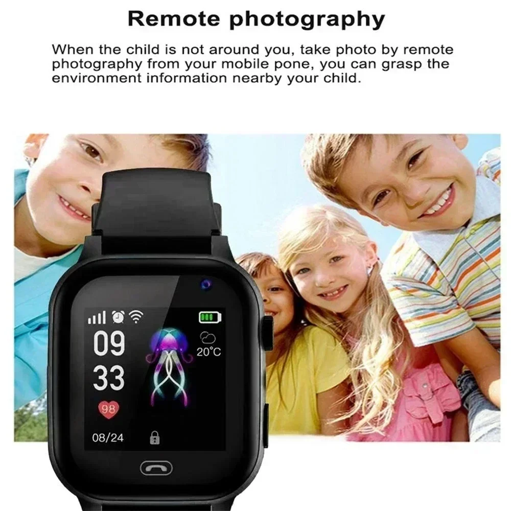 Lenovo Kids Smart Watch SOS Wi - đánh giá và giá Smartwatch Watches For Kid Boy With Gps