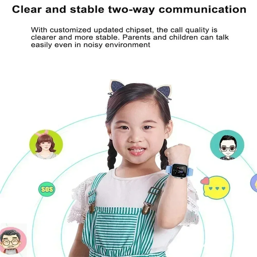 Lenovo Kids Smart Watch SOS Wi - đánh giá và giá Smartwatch Watches For Kid Boy With Gps