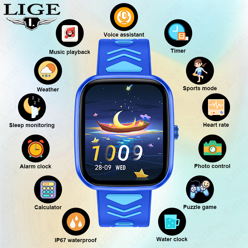 LIGE Kids Smartwatch Game Wate - đánh giá và giá Smartwatch Watches Birthday Gift For Boys
