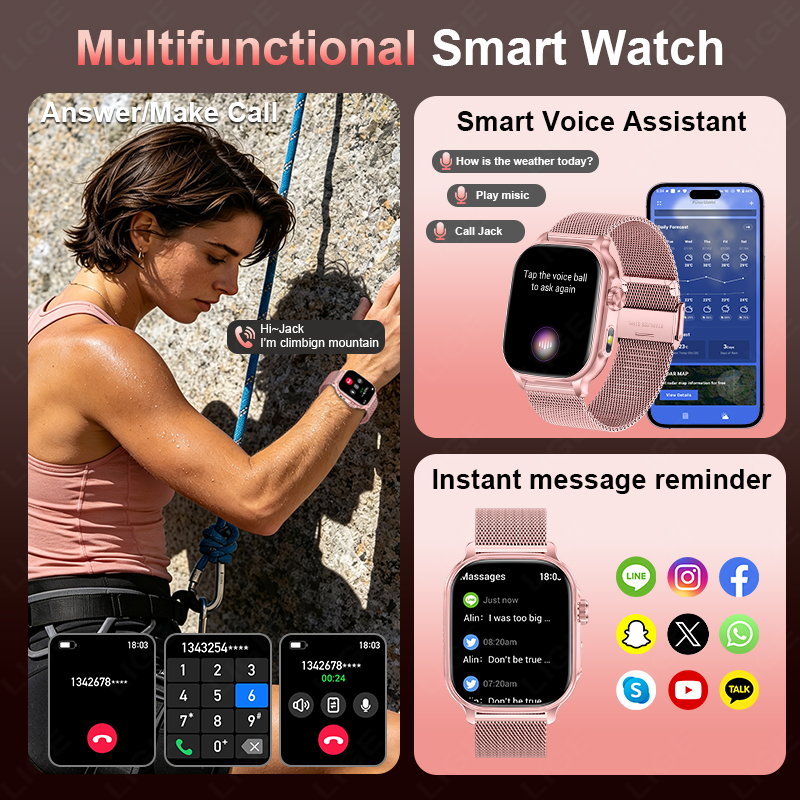 2026 New 1400mAh Large Battery - đánh giá và giá Smartwatch Watches Gift For Women