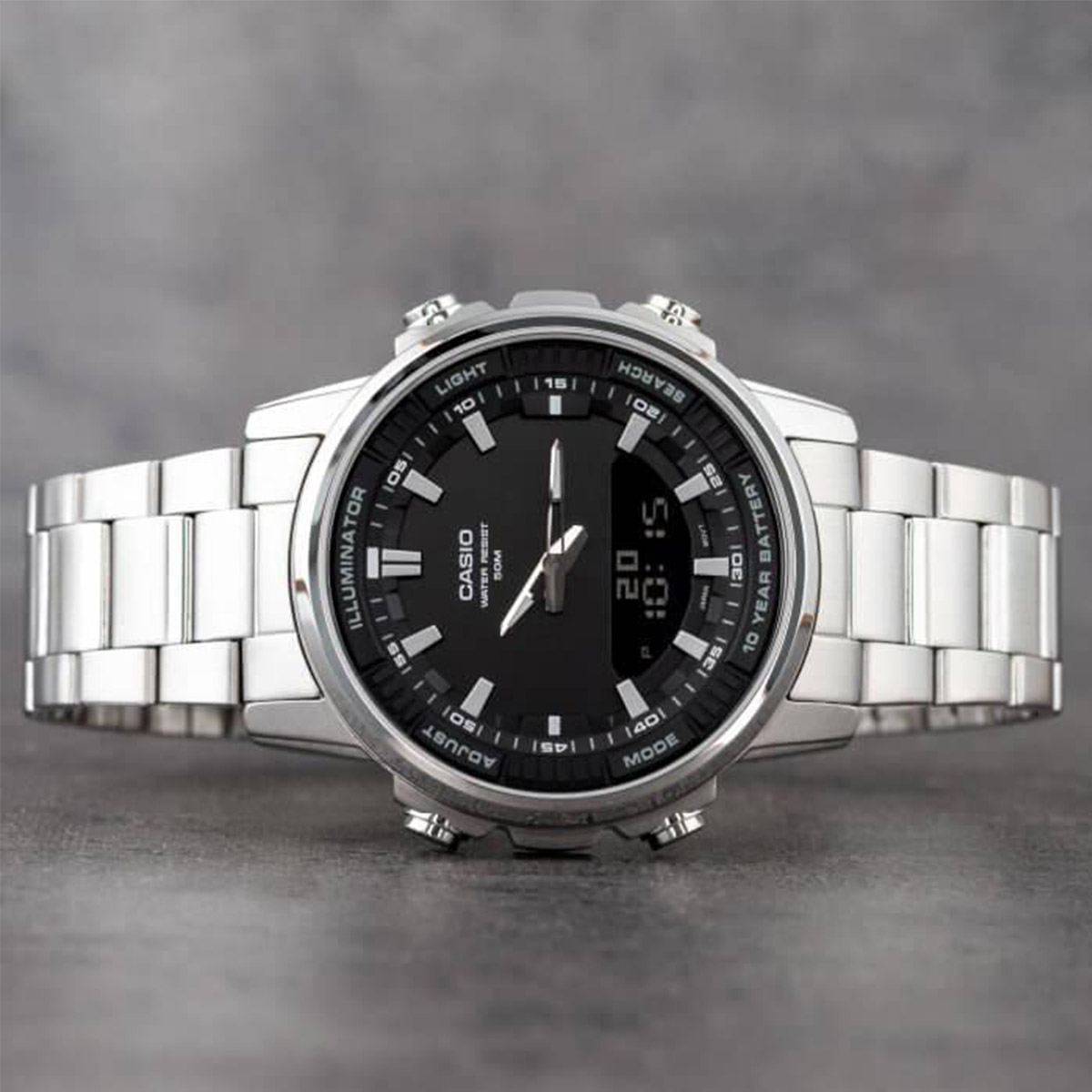 Casio AMW‑880D | Stainless Ste - đánh giá và giá Casio Watches Smartwatch
