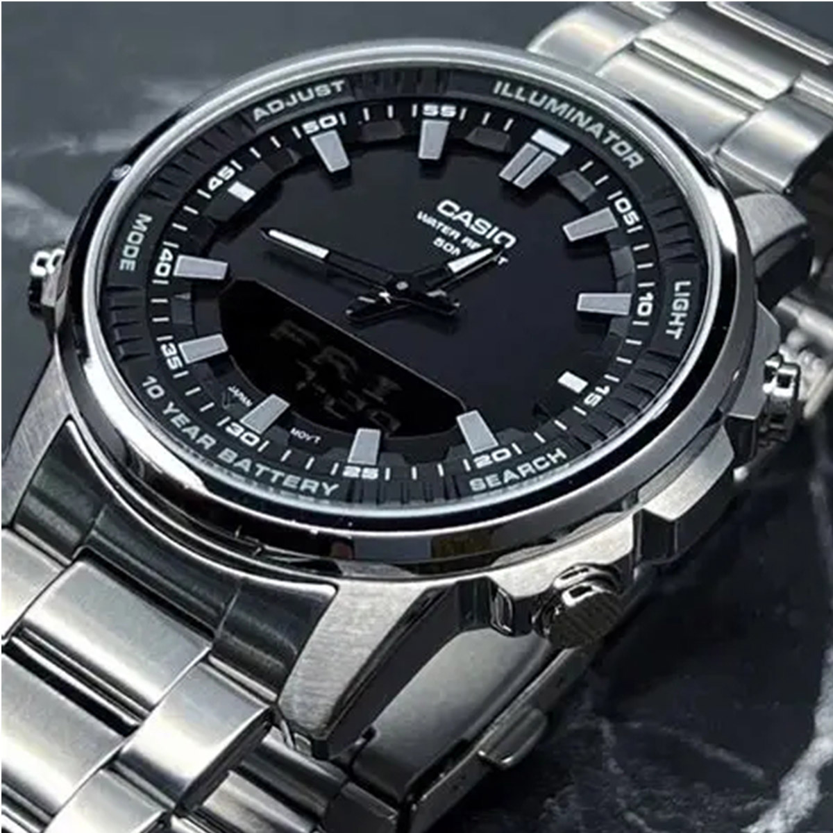 Casio AMW‑880D | Stainless Ste - đánh giá và giá Casio Watches Smartwatch