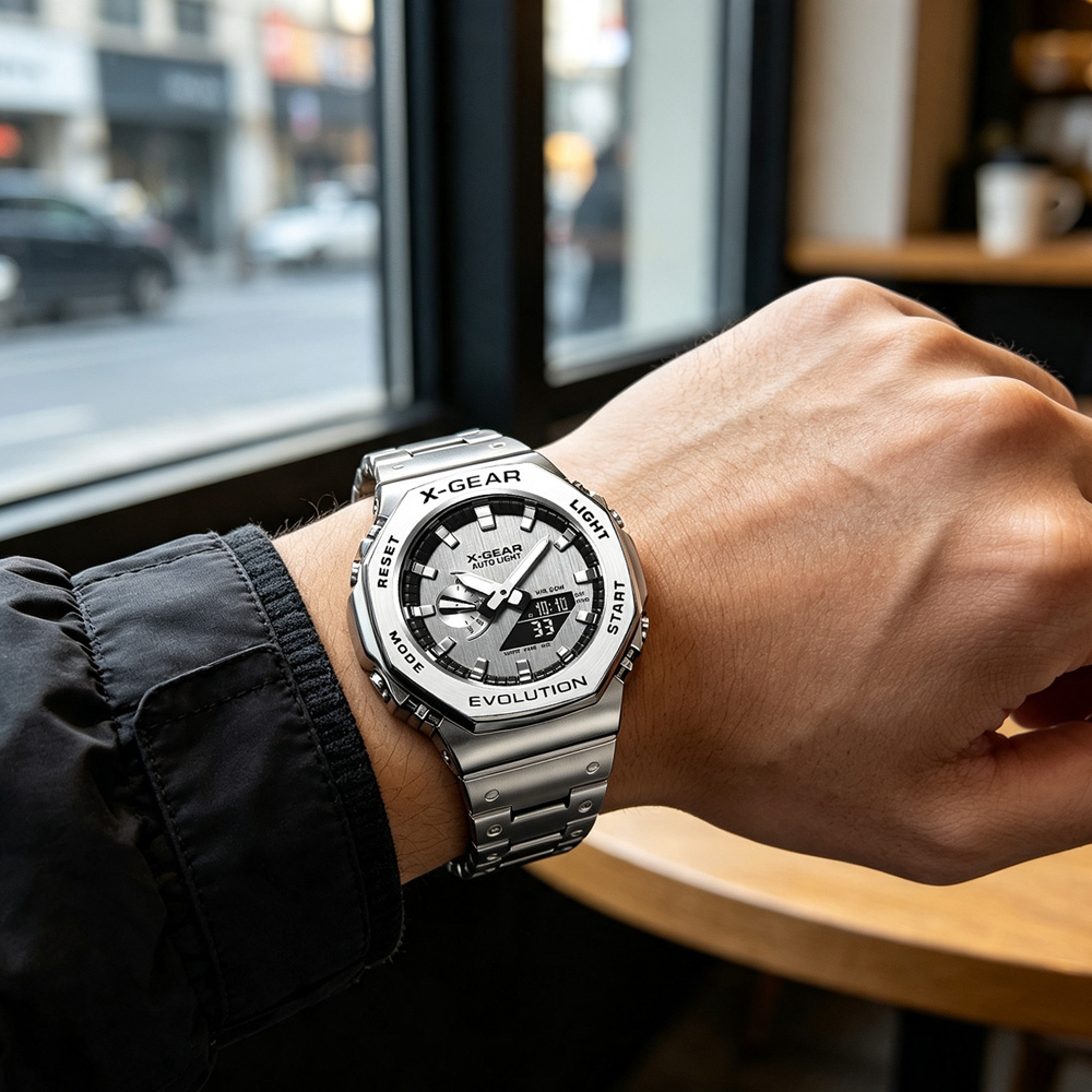 X-GEAR Dual Display Digital Sp - đánh giá và giá Watches Ladies Smartwatch