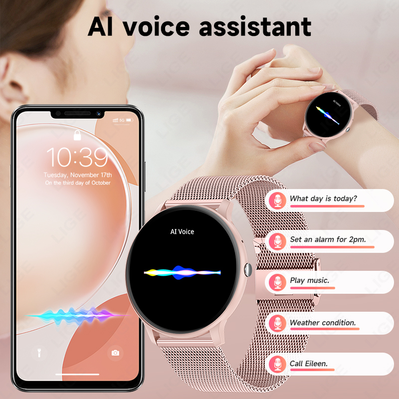 LIGE Waterproof Women Smart Wa - đánh giá và giá Watches Ladies Smartwatch