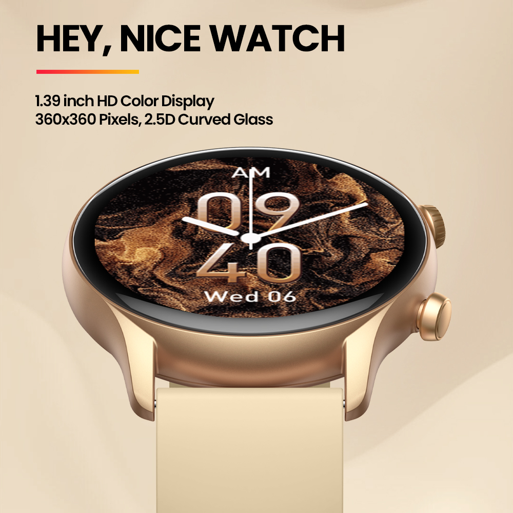 New Zeblaze Btalk 3 Plus Voice - đánh giá và giá Watches Ladies Smartwatch