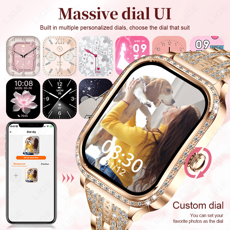 LIGE Smart Watch Women Waterpr - đánh giá và giá Watches Ladies Smartwatch