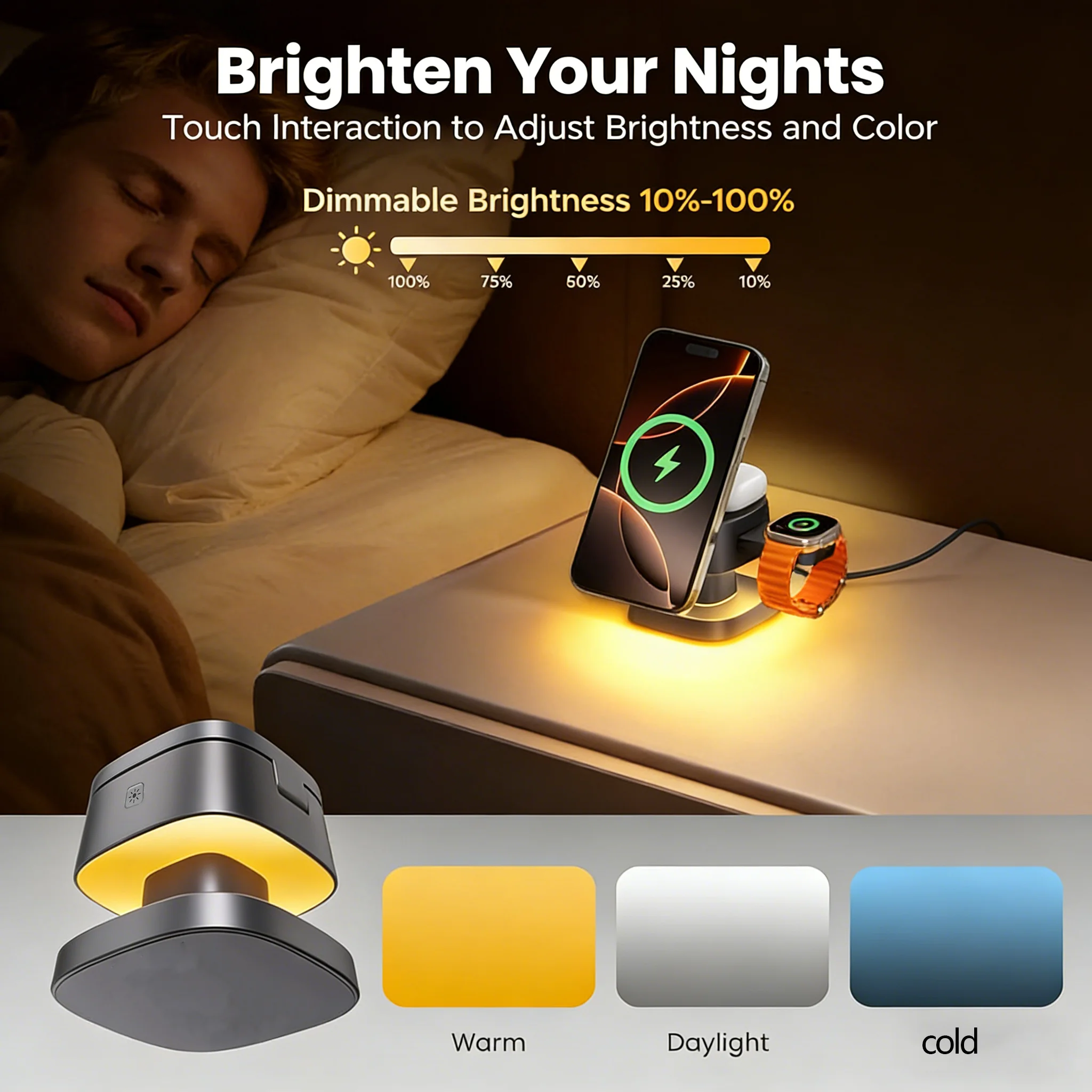 TIMESS Night Light Mashroom Wi - đánh giá và giá Smartwatch Watches Compatible With Iphone