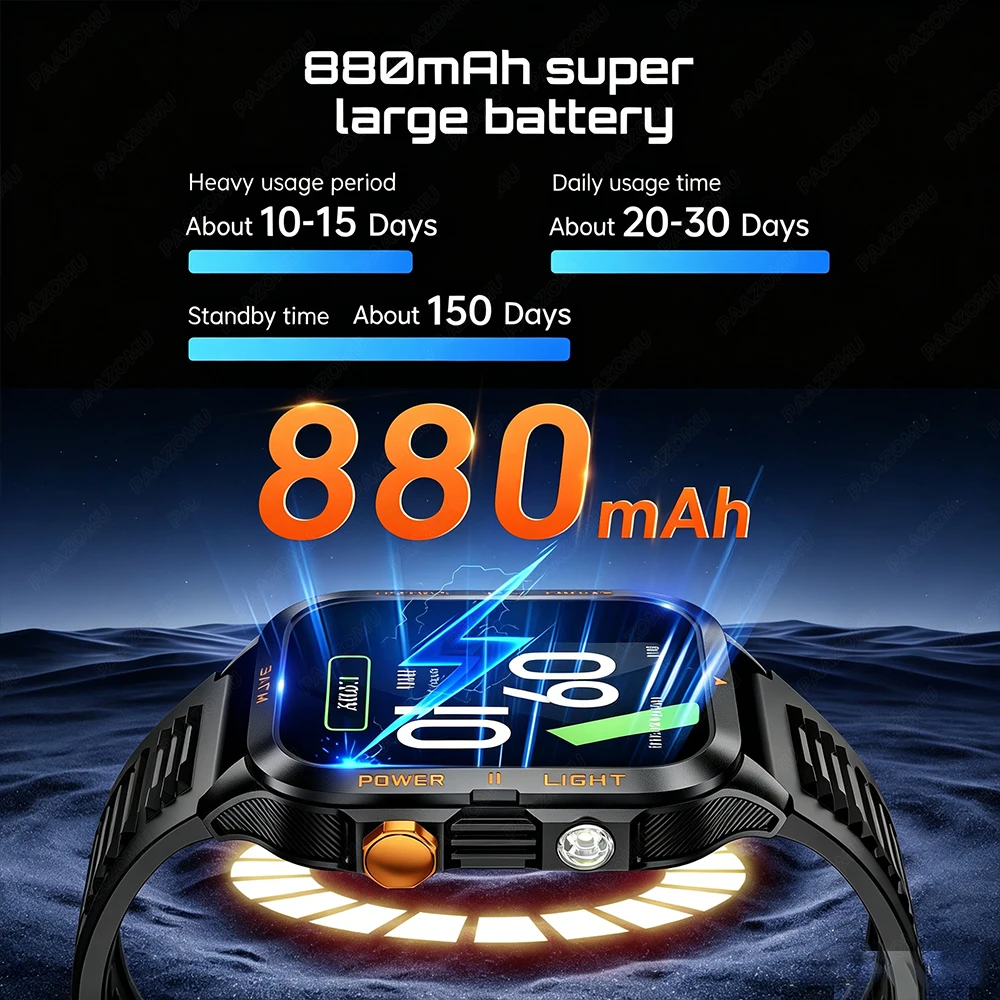 Military Grade SmartWatch Men  - đánh giá và giá Smartwatch Watches For Mens